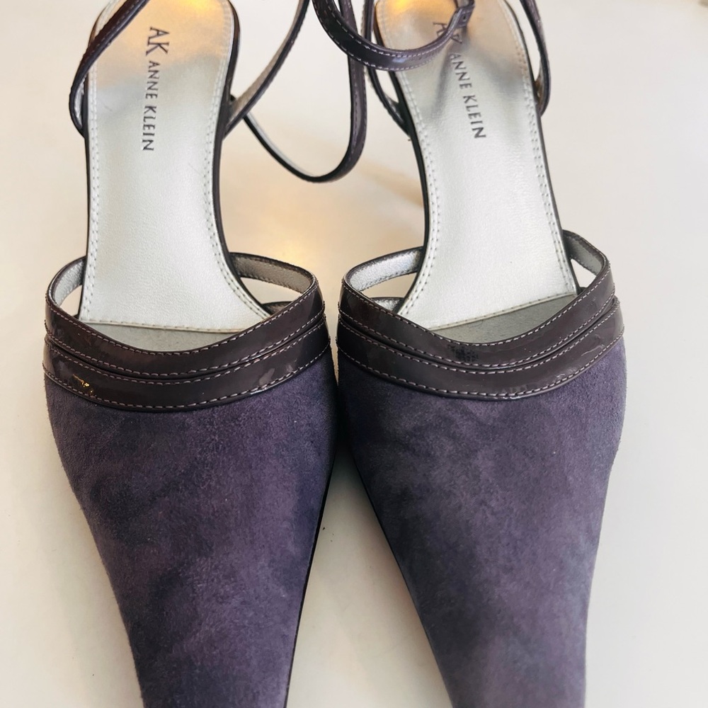 Anne Klein Dark Purple Heels